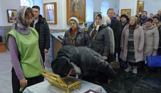В Воронеж для православных привезли частицу пояса Пресвятой Богородицы
