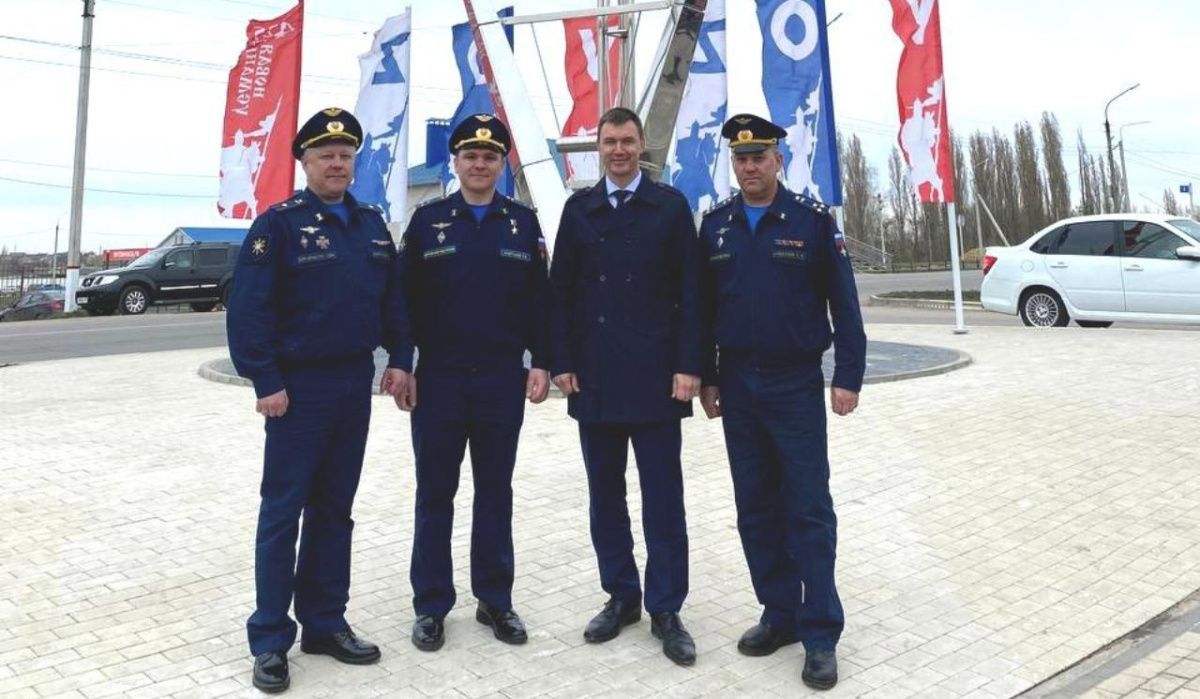 В Воронежской области открыли памятник военным летчикам в честь участников СВО 