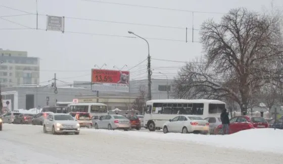 В Воронеже перевозчики сократили количество автобусов на маршрутах